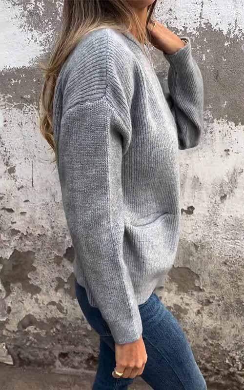 Regina – Cosy Zip-Front Sweater — Jarah Melbourne