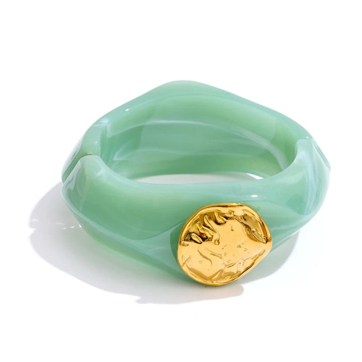 Molten Resin Cuff Bracelet
