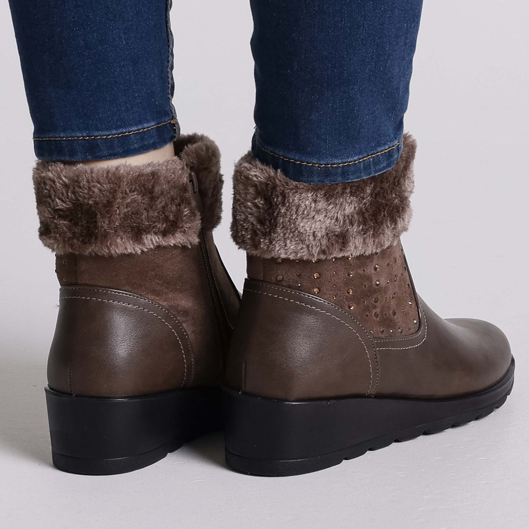 Noemi - Warm Ankle Boot for Women