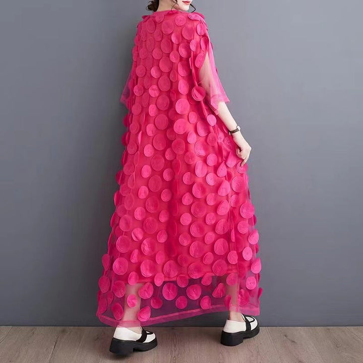 Black Tulle Asymmetric Party Dress