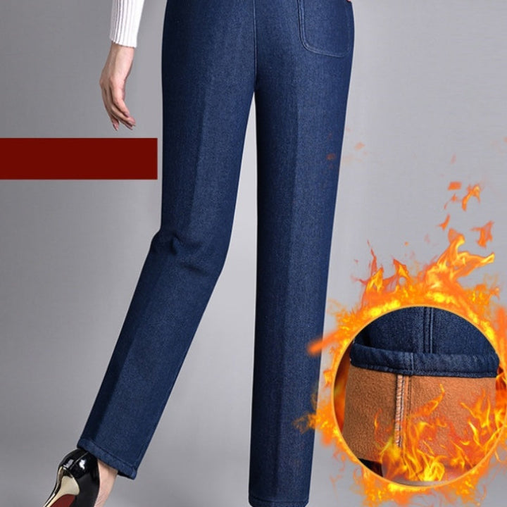 Laluna | Elastic Waist Side Pocket Jeans