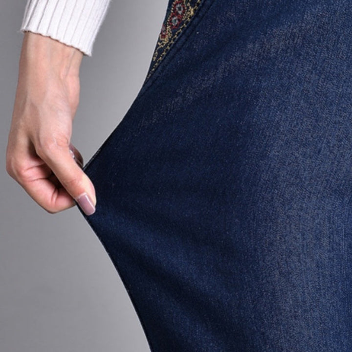 Laluna | Elastic Waist Side Pocket Jeans