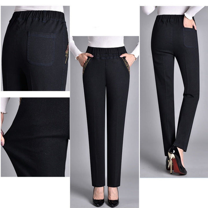 Laluna | Elastic Waist Side Pocket Jeans