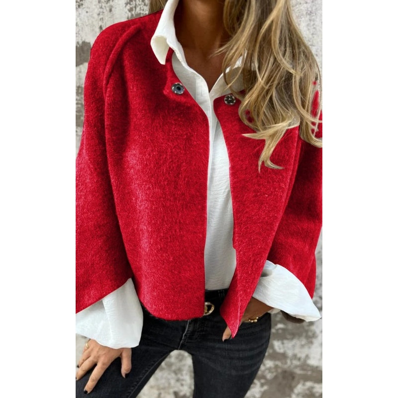 Elke – Short Cashmere-Look Coat — Jarah Melbourne