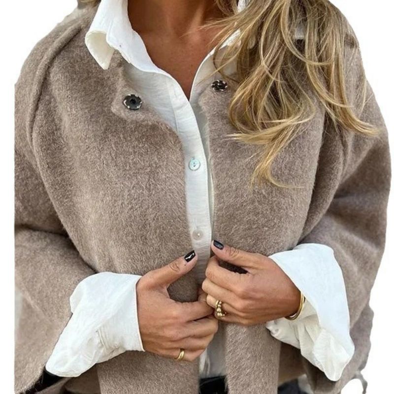 Elke – Short Cashmere-Look Coat — Jarah Melbourne