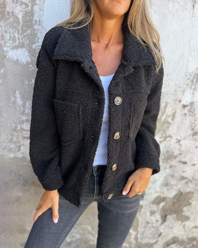 Sofia – Teddy Fleece Spring Coat — Jarah Melbourne