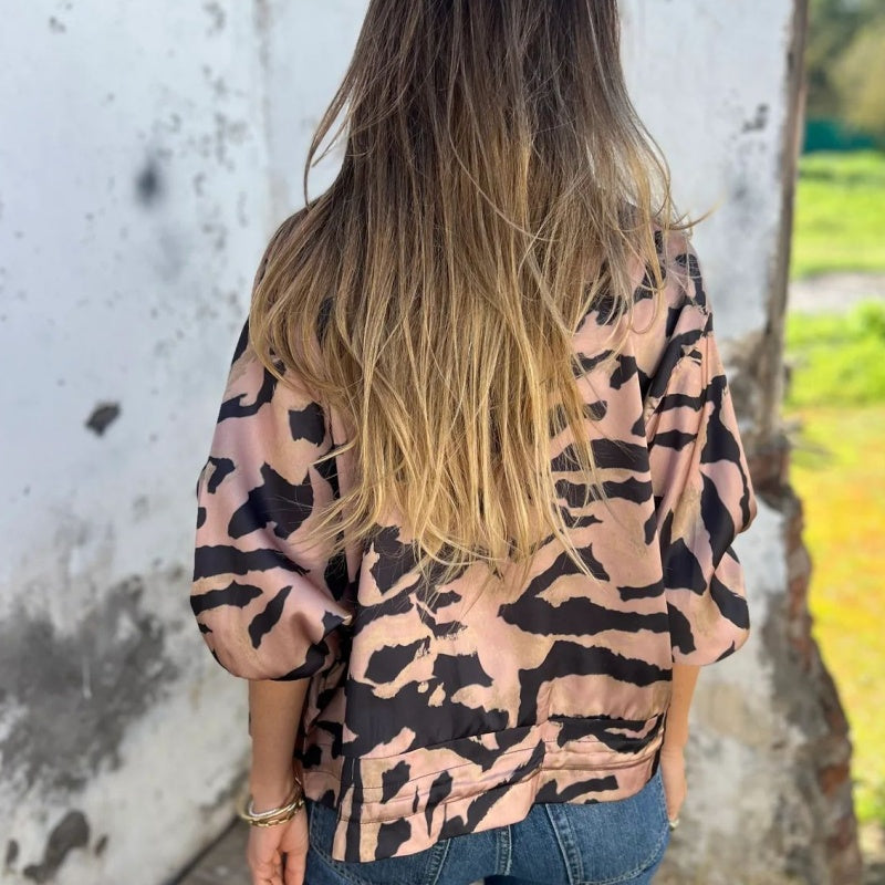 Madelon – Zebra Print Spring Jacket — Jarah Melbourne