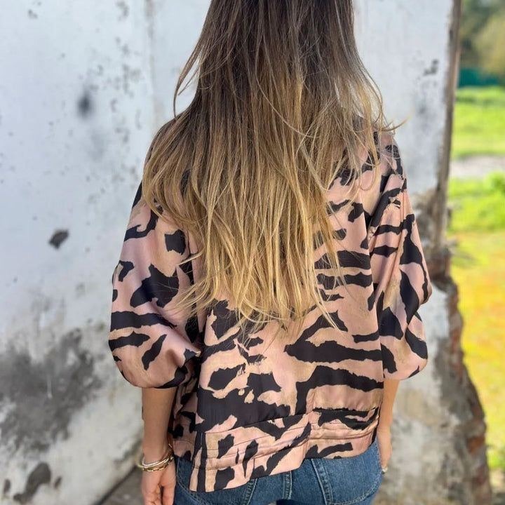 Madelon – Zebra Print Spring Jacket — Jarah Melbourne