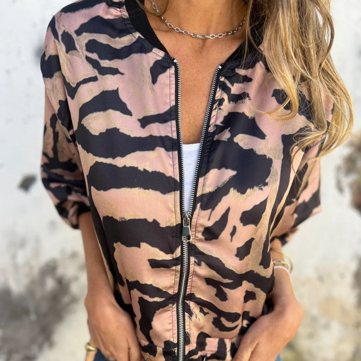 Madelon – Zebra Print Spring Jacket — Jarah Melbourne