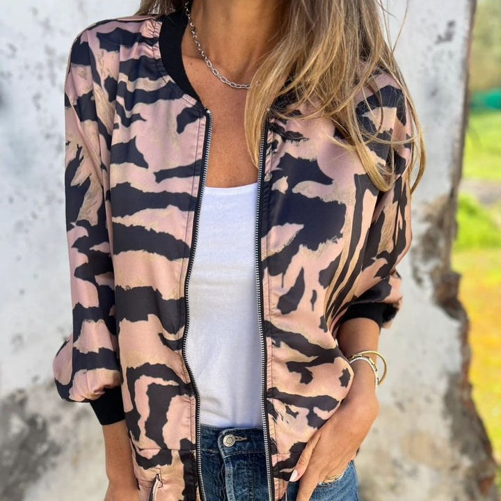Madelon – Zebra Print Spring Jacket — Jarah Melbourne