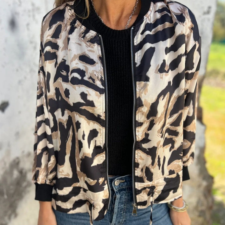 Madelon – Zebra Print Spring Jacket — Jarah Melbourne