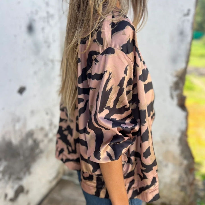 Madelon – Zebra Print Spring Jacket — Jarah Melbourne