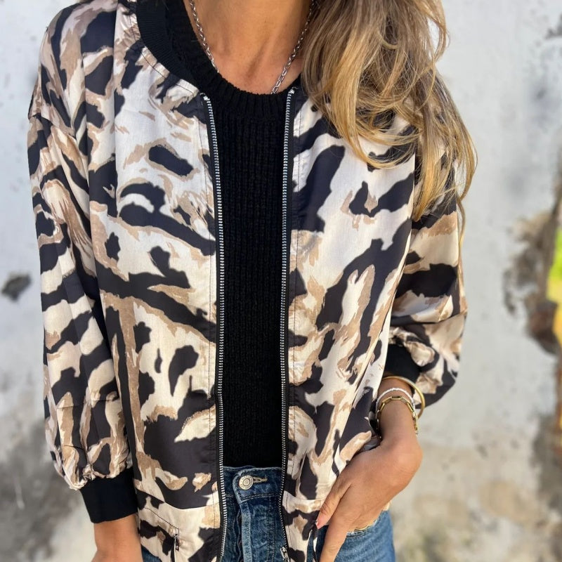 Madelon – Zebra Print Spring Jacket — Jarah Melbourne