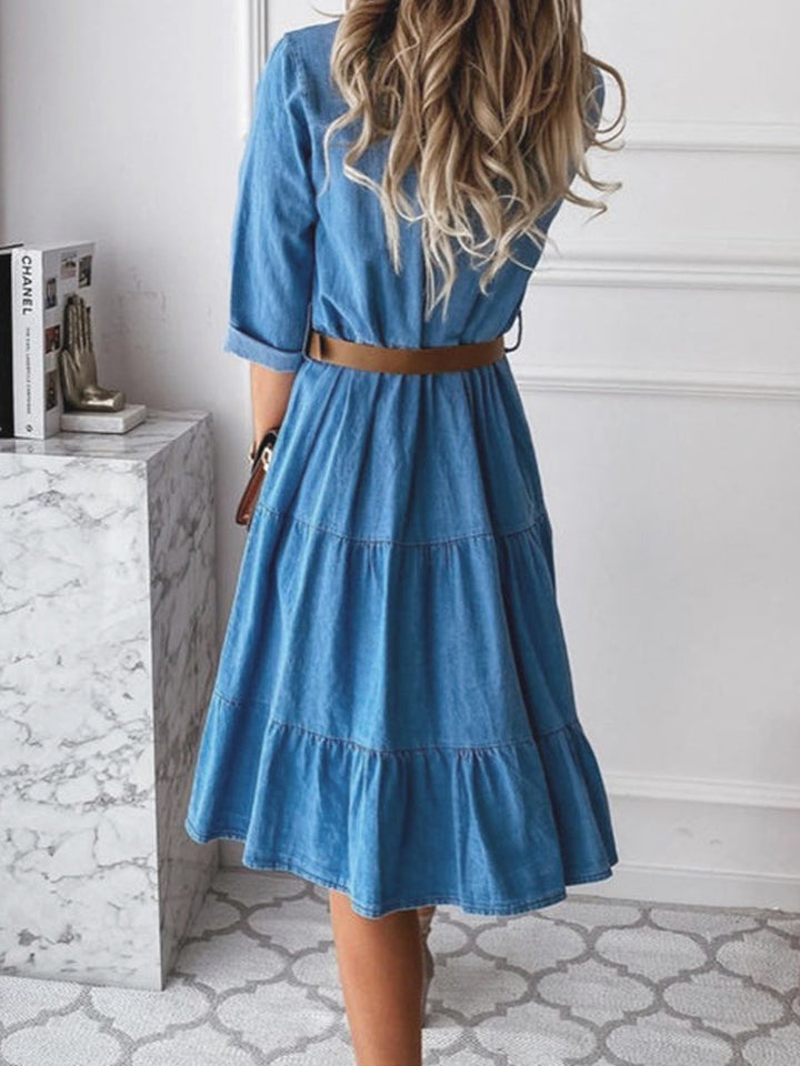 Barbara | Casual and Elegant Denim Dress — Jarah Melbourne
