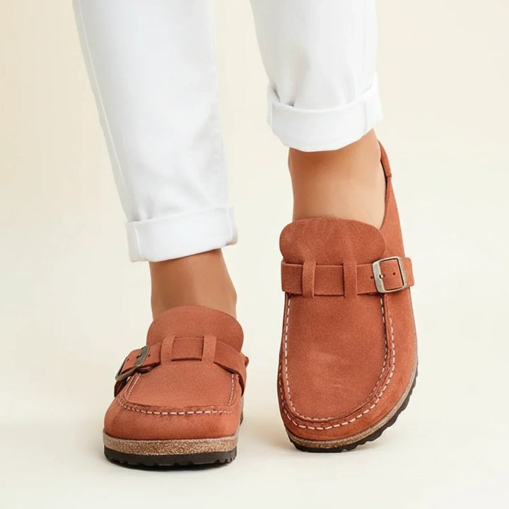 Janine | Orthopedic Mules - Beige - Women's Comfort Shoes Australia
